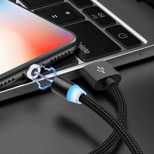 МАГНИТНЫЙ КАБЕЛЬ 3в1 MICRO TYP-C для IPHONE USB-C