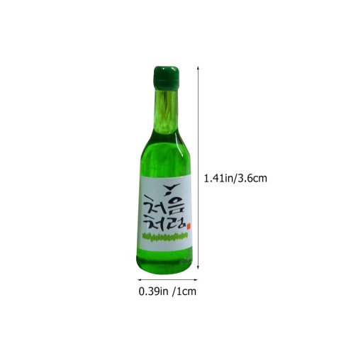 МИНИАТЮРНЫЙ КОРЕЙСКИЙ КУКОЛЬНЫЙ ДОМИК В БУТЫЛКЕ СОДЖ
