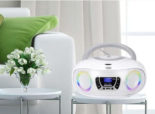 БУМБОКС DAB РАДИО CD MP3-ПЛЕЕР USB-будильник с ЖК-дисплеем