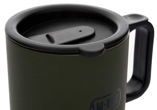M-TAC KUBEK TERMICZNY z pokrywką OLIVE 450ml