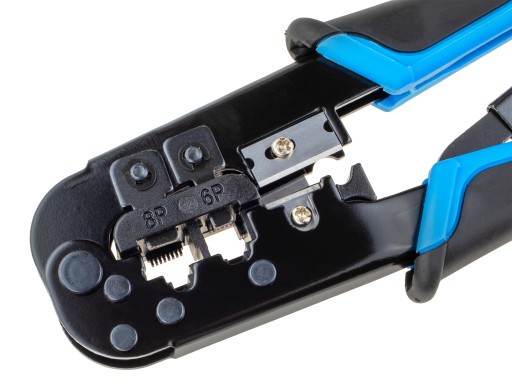 ZACISKARKA ZACISKACZ WTYKÓW RJ45 LAN 3W1
