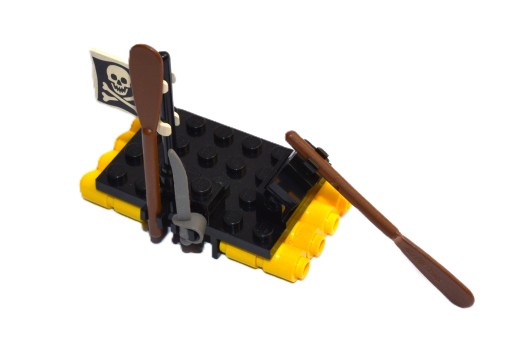 LEGO 6234 Пираты - Плот с пиратом и акулой