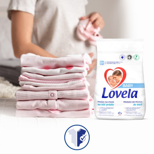 Гипоаллергенный стиральный порошок LOVELA Baby MIX цвет+белый 41 стирка 2х4