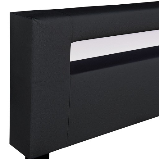 618 Кровать мягкая со светодиодным каркасом 160х200 PARI RGB
