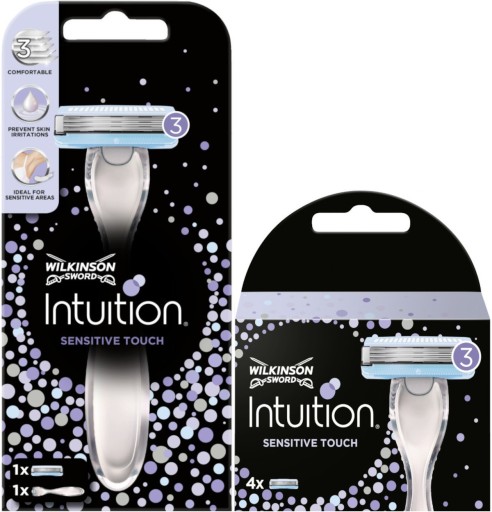 Maszynka WILKINSON Intuition Sensitive Touch + 4x Wkłady