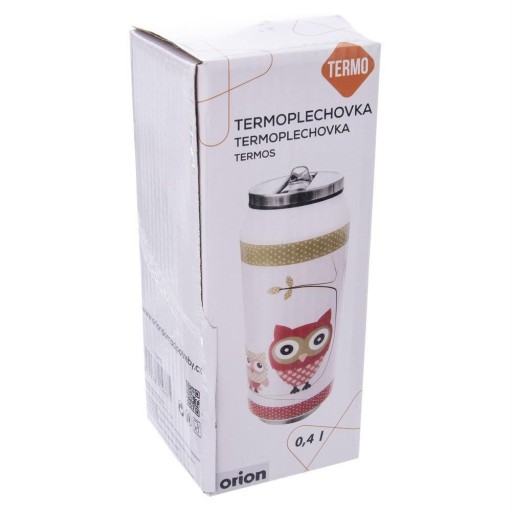 TERMOS TERMOKUBEK PUSZKA 7 WZORÓW 0,4L TRZYMA 12H