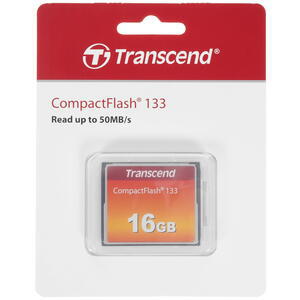 КАРТА TRANSCEND 16 ГБ CompactFlash CF 133