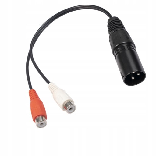 к разветвителю RCA Y 3-контактный XLR «папа» к 2RCA «мама»