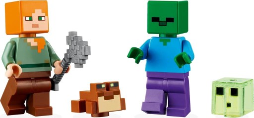 ЛЕГО БЛОКИ | ФИГУРКИ MINECRAFT 21240 WETLANDS ADVENTURE + СУМКА LEGO