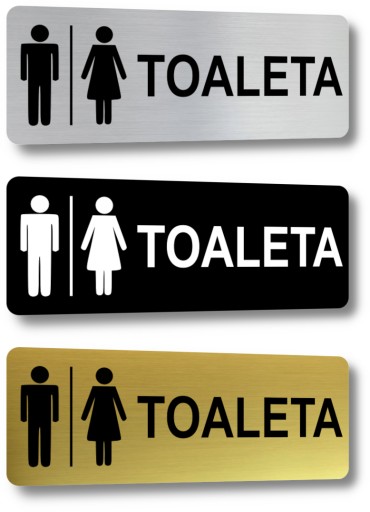 Таблички WC и TOILET, самоклеящиеся, большой выбор.