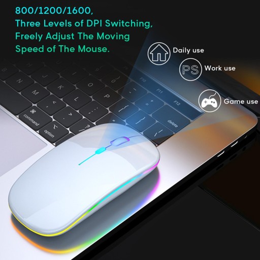 Беспроводная Bluetooth-клавиатура с аккумулятором для белой клавиатуры и мыши