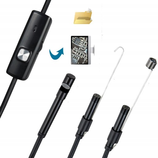ЭНДОСКОПНАЯ КАМЕРА ДЛЯ ОСМОТРА ANDROID USB-C 3,5 м со светодиодом