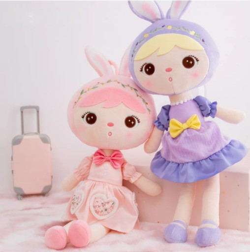 Большая кукла Metoo BUNNY 46см ПЕРСОНАЛИЗАЦИЯ свидетельство о рождении имя на годик