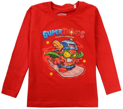 БЛУЗКА ДЛЯ МАЛЬЧИКОВ ФУТБОЛКА SUPER ZINGS ФУТБОЛКА С ДЛИННЫМ РУКАВОМ ХЛОПОК 122 R700C