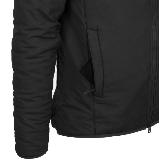 Мужская переходная куртка с капюшоном HELIKON WOLFHOUND Hoodie черная, размер L