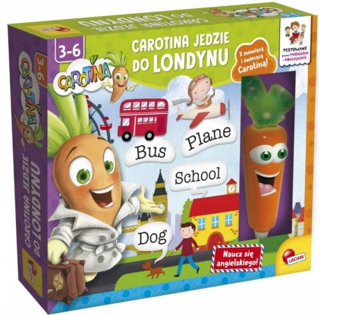 Развивающая игра Carotina отправляется в Лондон LISCIANI 85606