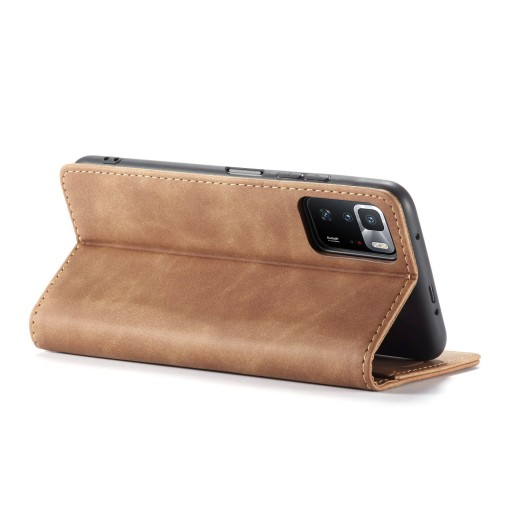 ELEGANCKIE ETUI Z KLAPKĄ SPACECASE WALLET SKÓRZANE DO REDMI NOTE 10 PRO