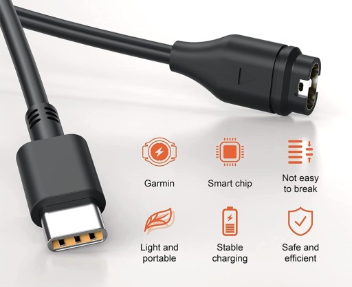 ЗАРЯДНОЕ УСТРОЙСТВО | КАБЕЛЬ USB-C ДЛЯ GARMIN