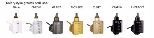 Grzałka do grzejnika termostat QSX300 Złoty Cini