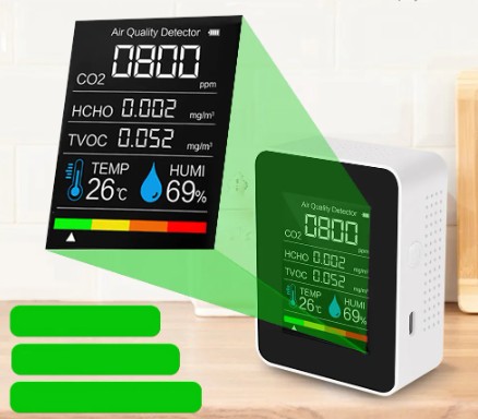 ДАТЧИК КАЧЕСТВА ВОЗДУХА CO2 PPM ВЛАЖНОСТЬ ТЕМП.