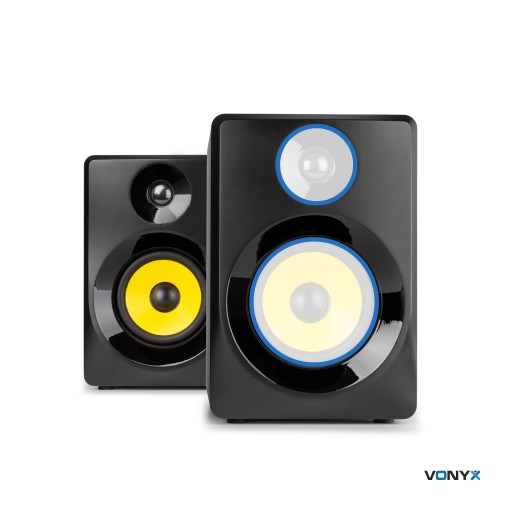 ACTIVE STUDIO МОНИТОРЫ 2 ШТ. 60 Вт VONYX ЧЕРНЫЕ