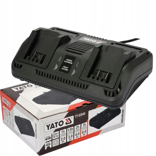 ДВОЙНОЕ ЗАРЯДНОЕ УСТРОЙСТВО YATO 18V YT-82849