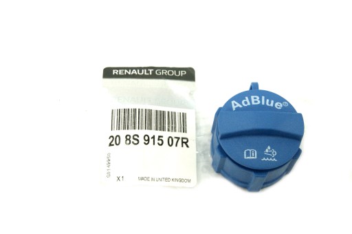 Renault OE 208S91507R Крышка заливной горловины AdBlue master IV, MOVANO