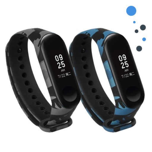 РЕМЕНЬ для браслета XIAOMI MI BAND 3/4 CAMO PATTERNS