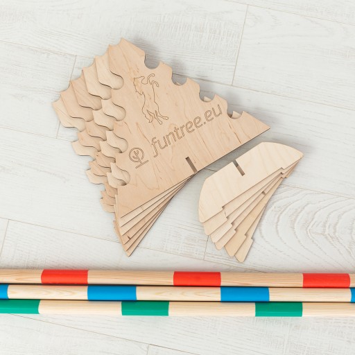 3 предмета xEKO Obstacles Hobby Horse hh, детали деревяшек