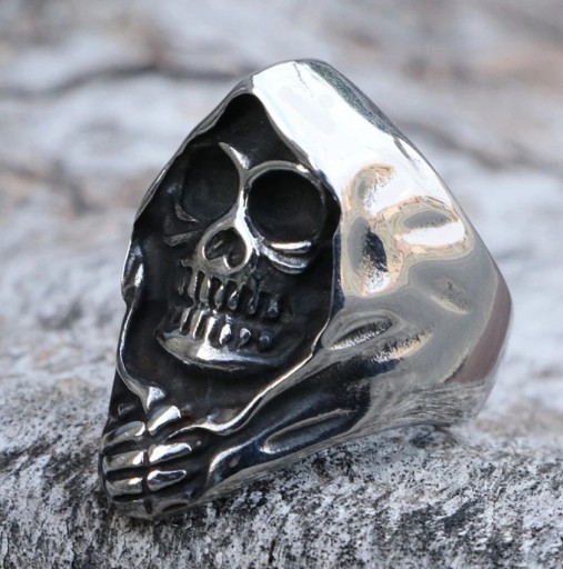 Sygnet Crush of the Skull Grim Reaper Gothic