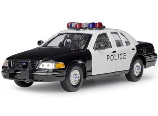 МОДЕЛЬ FORD CROWN VICTORIA POLICE МЕТАЛЛ ВЕЛЛИ 1:24