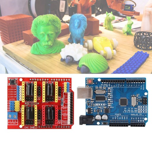 Комплект платы расширения гравировального станка CNC Shield V3 Stepstick DRV8825