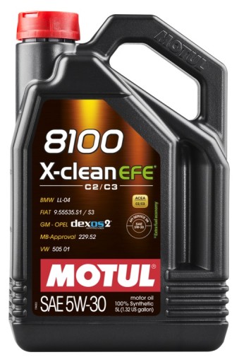 Моторное масло Motul 8100 X-CLEAN EFE 5W30 5л.
