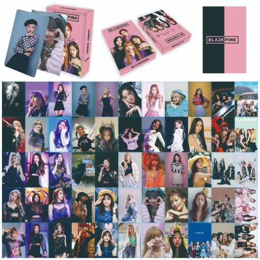 55 шт. Набор фотокарточек LOMO BLACKPINK.