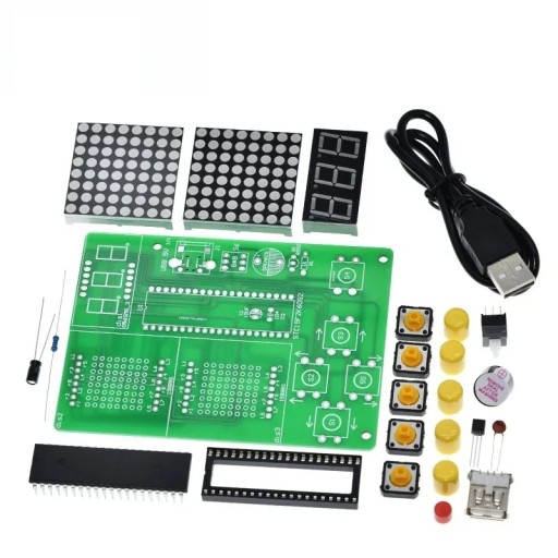 ТЕТРИС Электронная игра для сборки DIY KIT