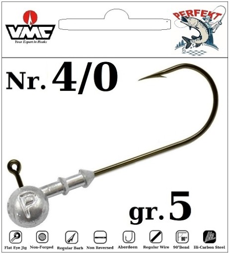 JIG PERFEKT на крючок VMC №4/0 - 5 гр.