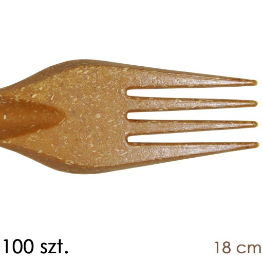 Ekologiczne widelce wielorazowe WPC 100szt
