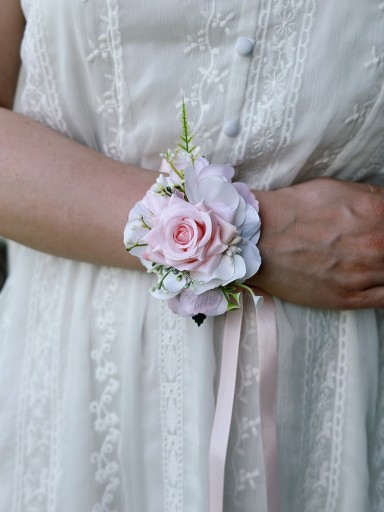 Cotillion in Hand Wedding Prom Boukik Corsarz Свадьба ярко -розовый