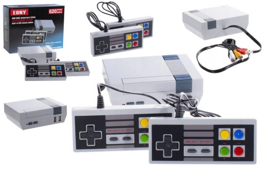 ИГРОВАЯ ТВ-КОНСОЛЬ PEGASUS 8-BIT AV 620 GAMES черный