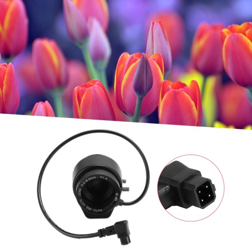720P 3,5-8 мм фокусный объектив CCTV HD с автоматической диафрагмой CS крепление для объектива Surveilla