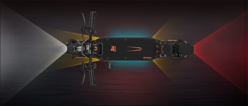 электросамокат двухмоторный внедорожный Kukirin 2400Вт 20.8Ач 60км/ч