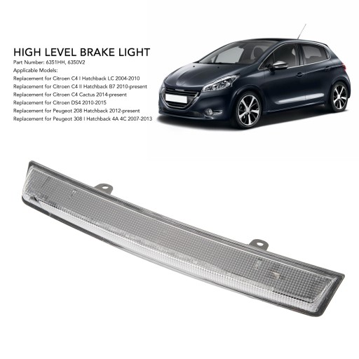 ТРЕТИЙ ТОРМОЗНОЙ ФОНАРЬ ДЛЯ CITROEN C4 C5 DS4 PEUGEOT 208 308