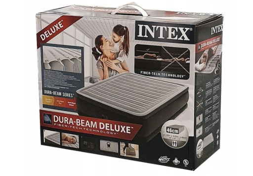 Надувной матрас 203х152х46 см со встроенным электронасосом INTEX 64414ND