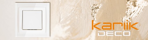 Karlik DECO Soft Ramka poczwórna czarny mat 12DRSO