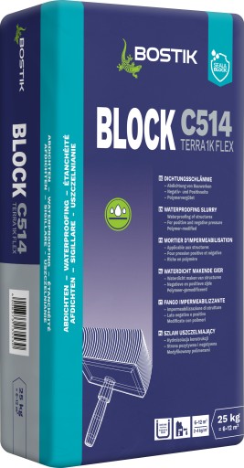 BOSTIK C514 Terra 1K (K11 Schlamme Grau) 25кг - ГИДРОИЗОЛЯЦИЯ ПОДВАЛА