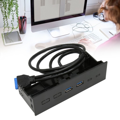 5,25-дюймовая передняя панель, 2 порта USB, оптический привод, USB 3.0–19 на передней панели