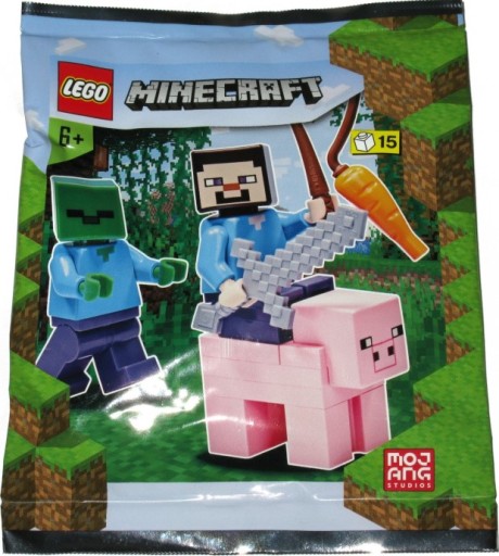 LEGO Minecraft Стив Зомби Свинка 662101