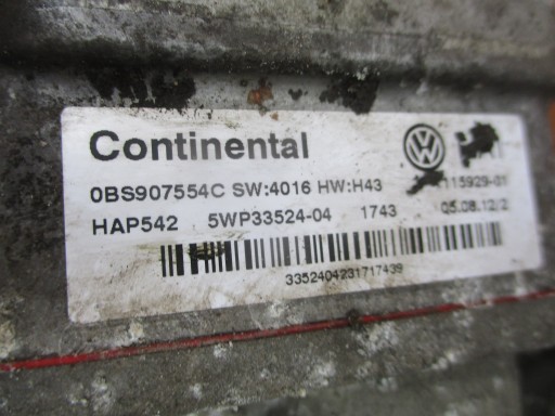 VW AUDI SEAT SKODA ЗАДНИЙ МОСТ 4x4 HALDEX 0BS525010B ГОЛОВКА №3