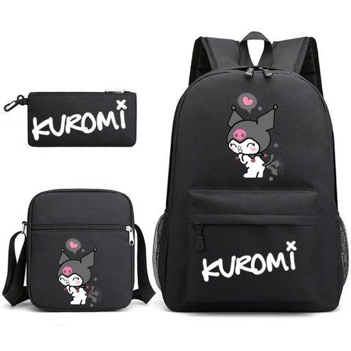 НОВЫЙ ШКОЛЬНЫЙ КОМПЛЕКТ Kuromi, РЮКЗАК, СУМКА, ЧЕХОЛ ДЛЯ КАРАНДА, высокое качество