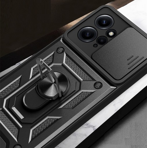 ARMOR SLIDE CASE для XIAOMI REDMI ПРИМЕЧАНИЕ 12 + СТЕКЛО